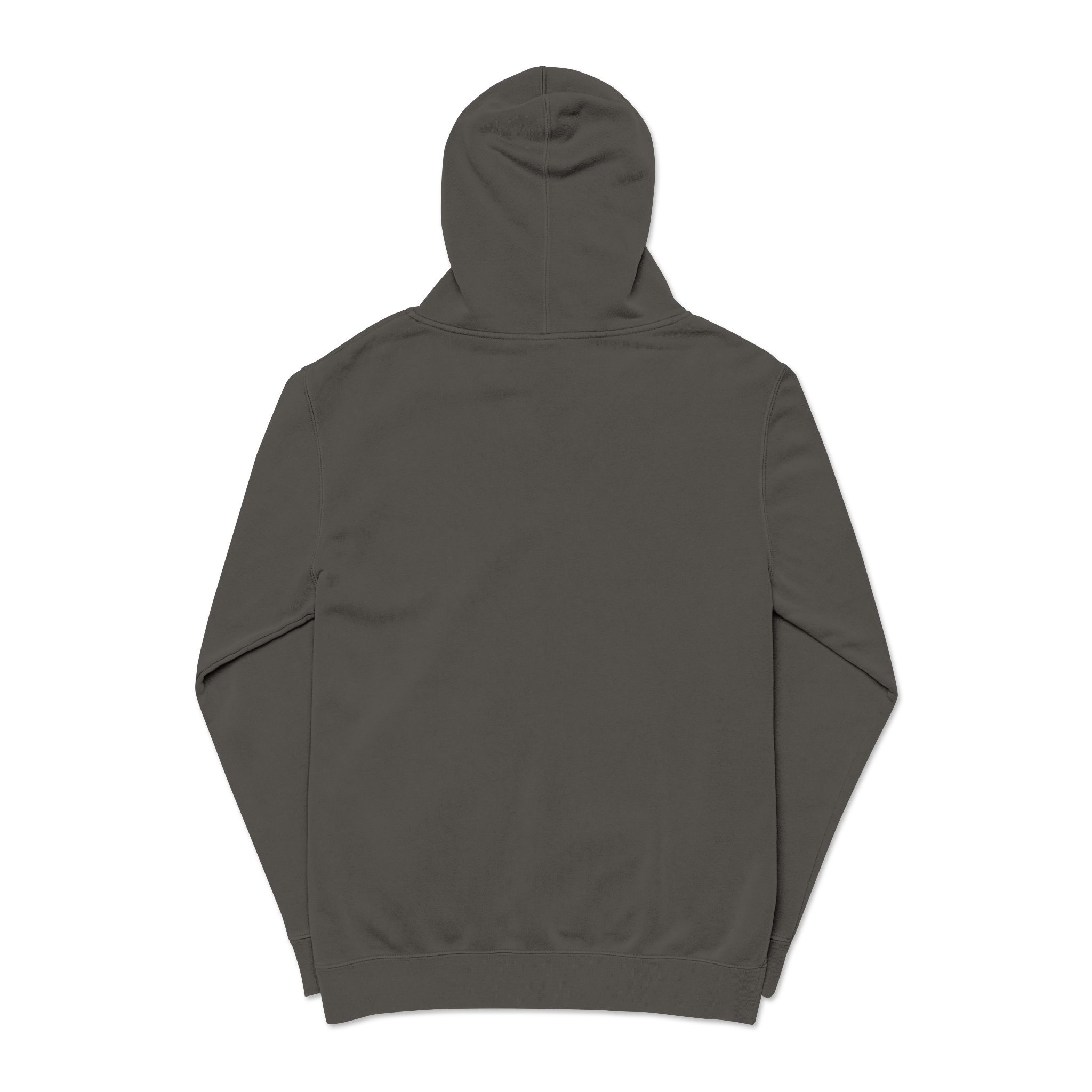 Embroidered ASZND Pigment-Dyed Hoodie — Olive Casual Streetwear - Image 14