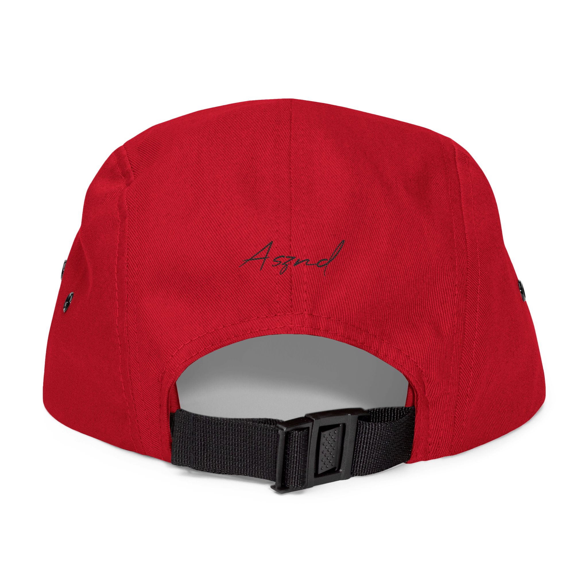 ASZND 5 Panel Cap (Caki, Red, Black on Black) - Image 10