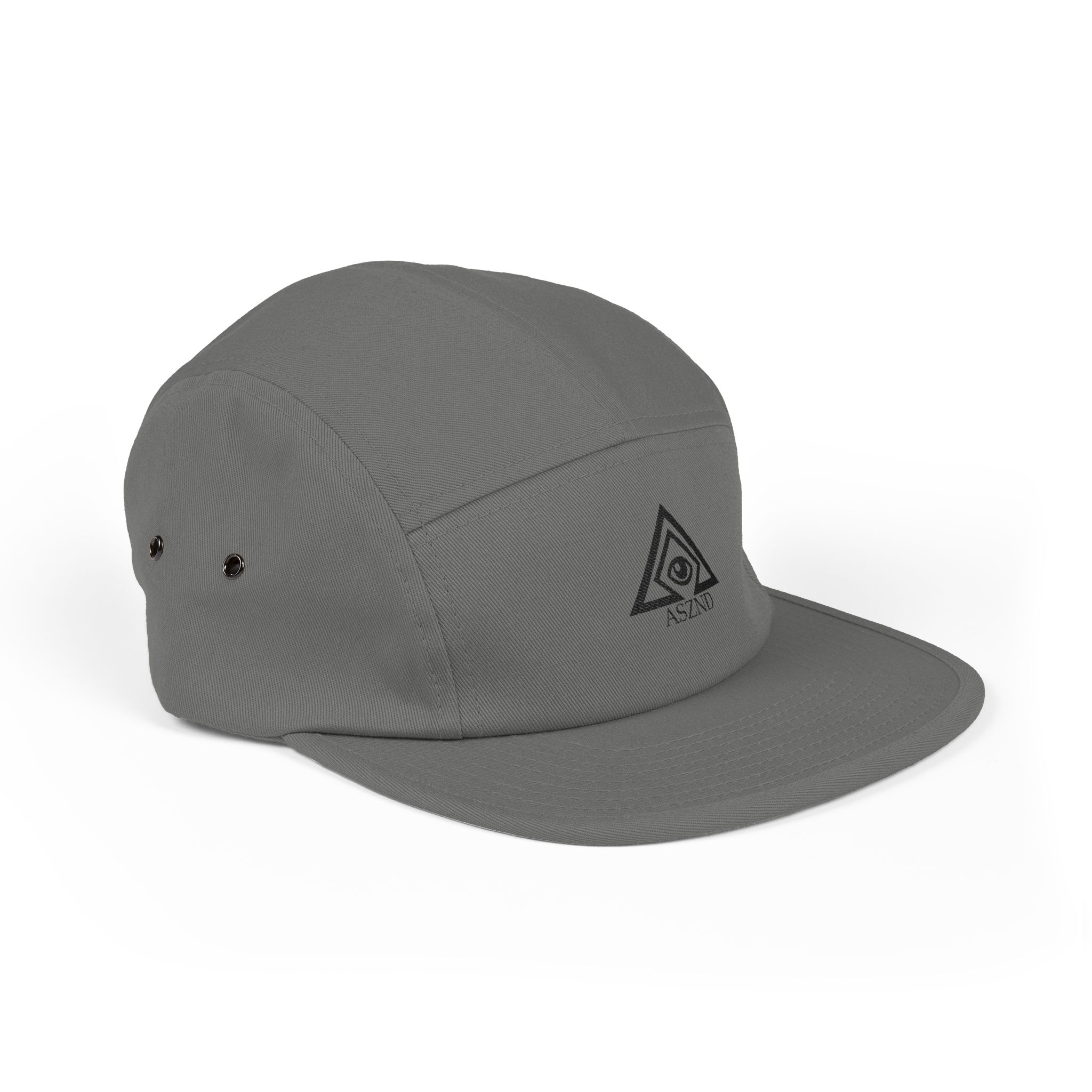 ASZND 5 Panel Cap (Caki, Red, Black on Black) - Image 7