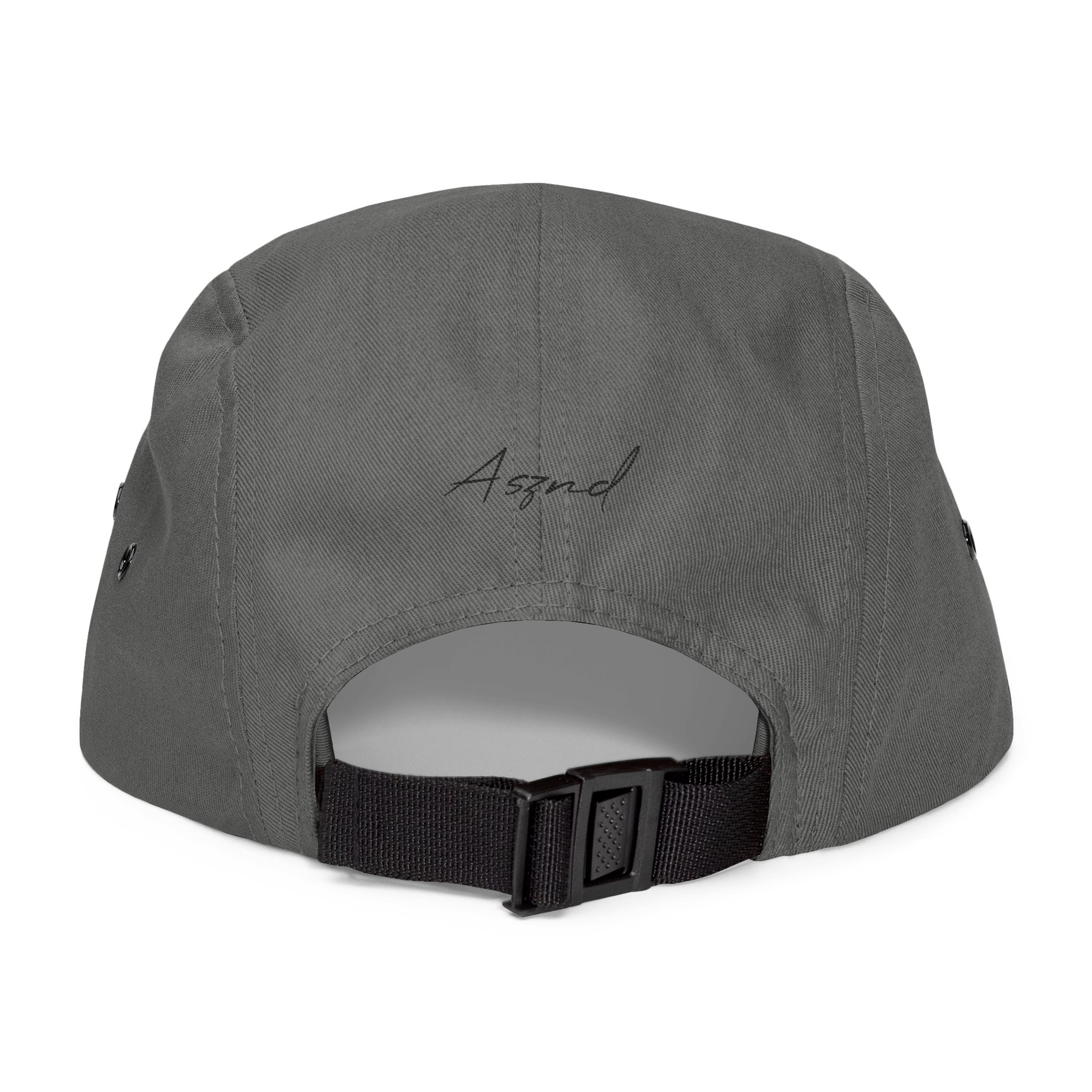 ASZND 5 Panel Cap (Caki, Red, Black on Black) - Image 6